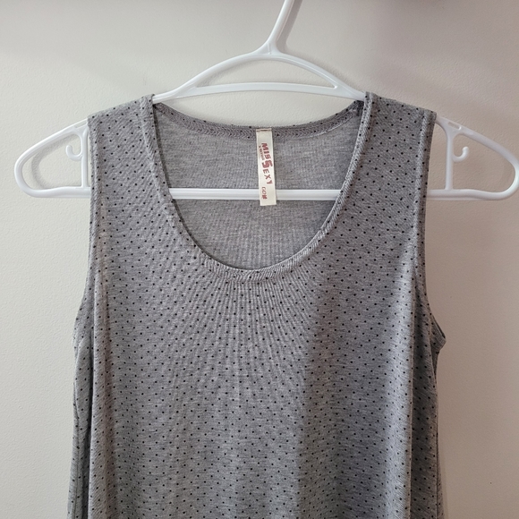 Women's Grey Brown Shift Dress - Picture 4 of 7
